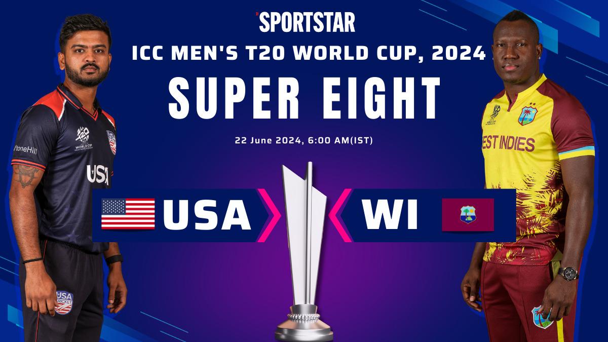 West Indies vs USA Live Score, T20 World Cup 2024 Super 8: WI looks to stay in semis contention against USA